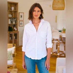 Frank & Eileen XS Famous Denim White Barry button-up shirt.